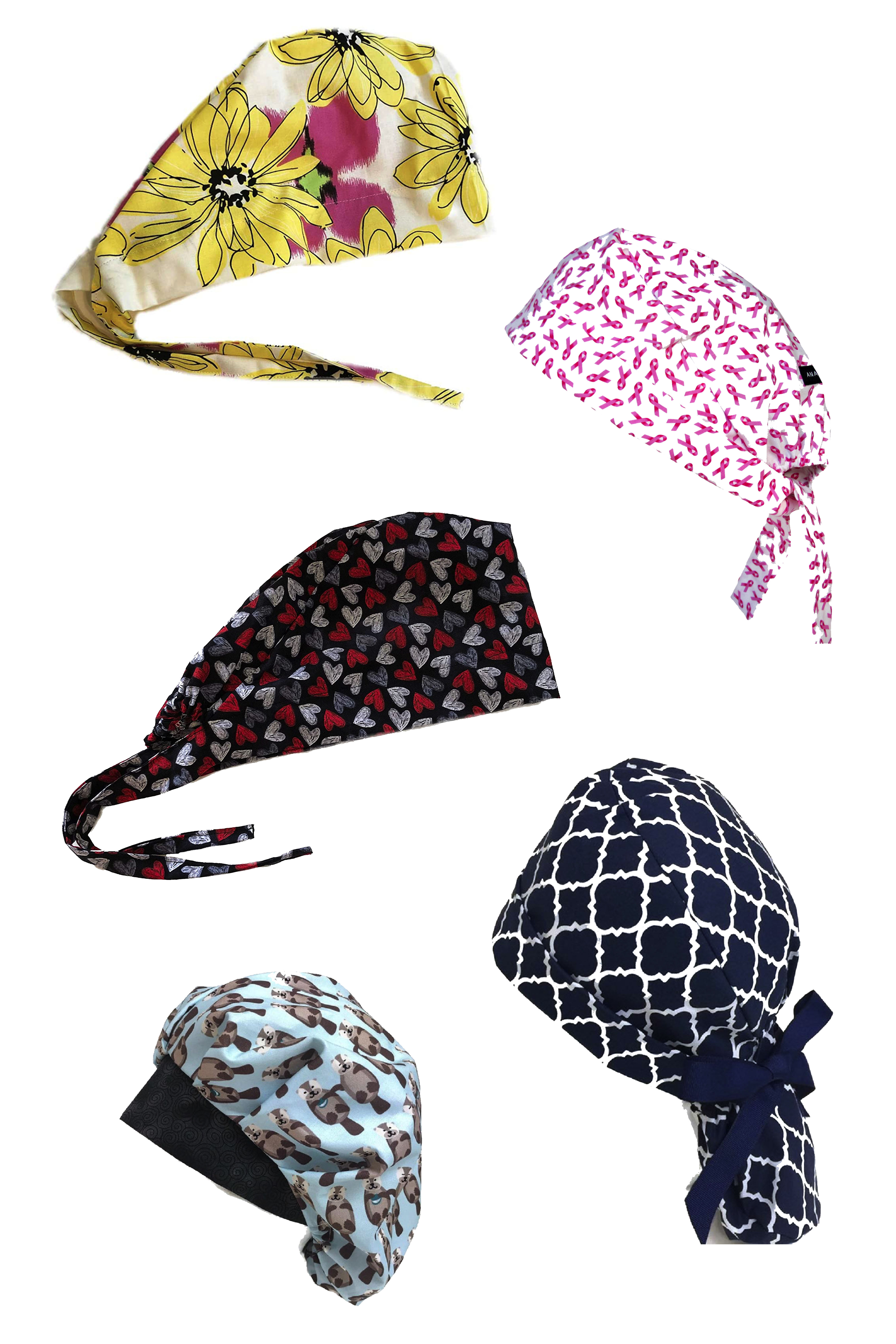 Best Scrub Cap Patterns to DIY for health care workers - by Marissa Zingg