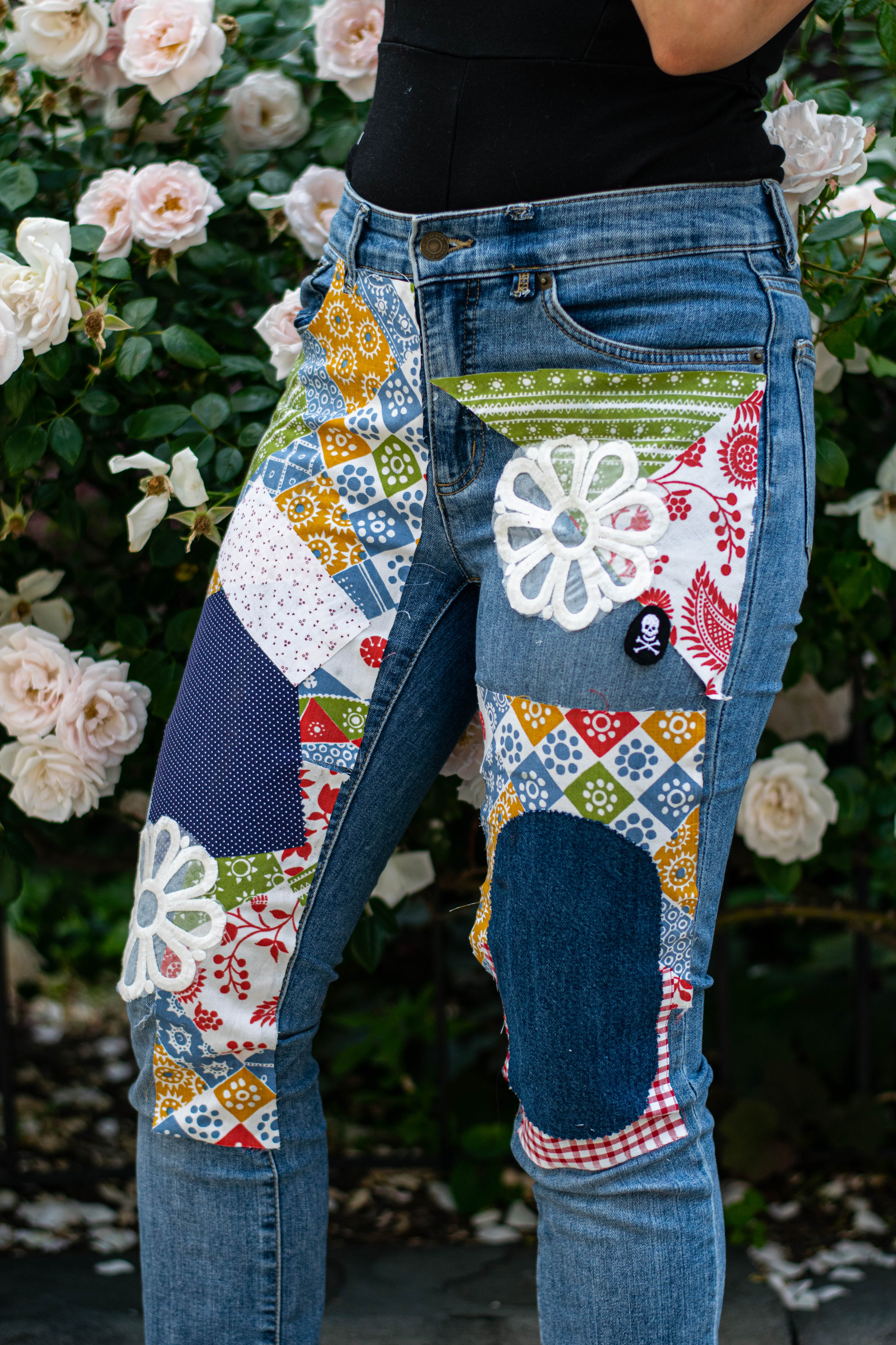 Patchwork Jeans DIY: 3 ways to try this trend!